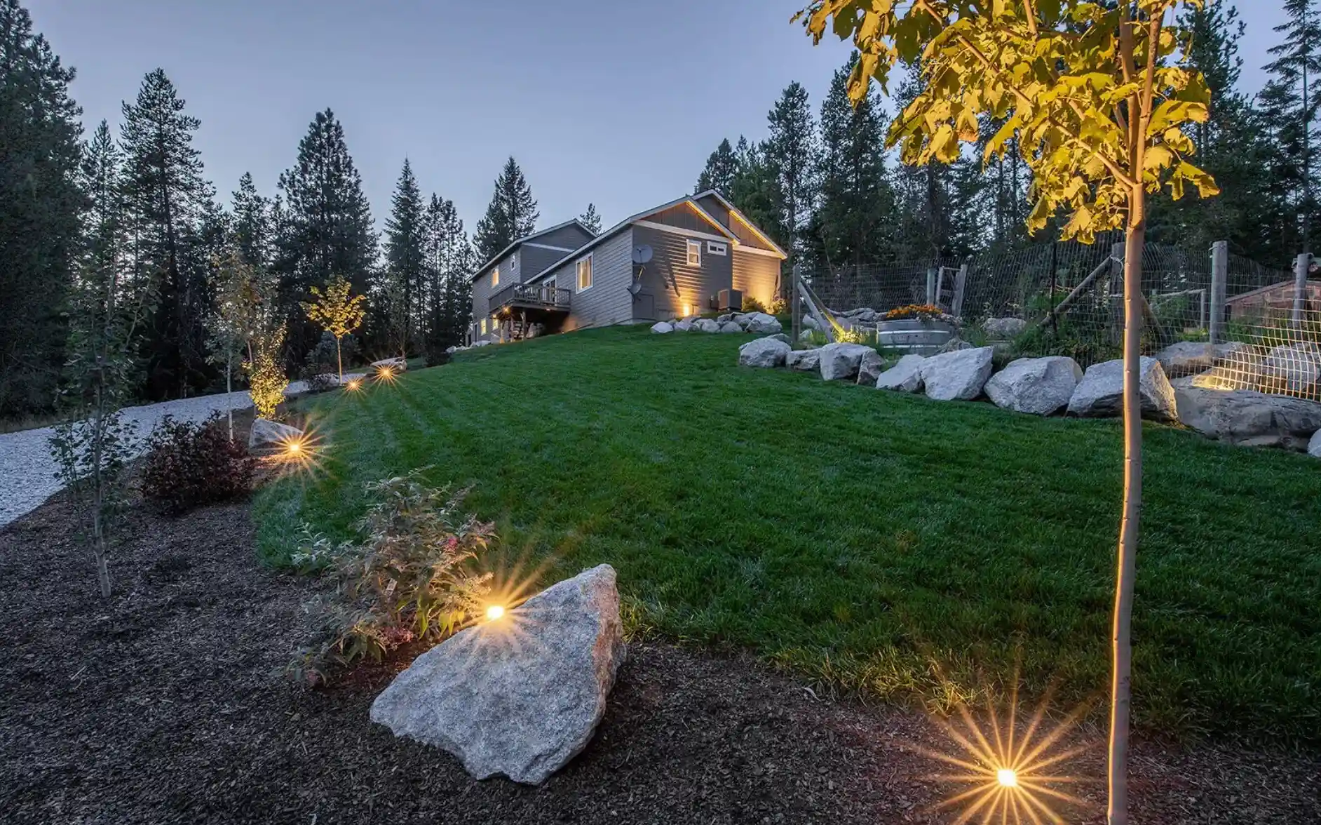 Landscape Lighting Idaho Falls | Professional Outdoor Design